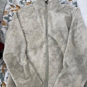 Old Navy Faux Suede Bomber Grey Men's Medium